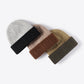 Contrast Cable-Knit Cuffed Beanie