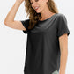 Curved Hem Athletic T-Shirt