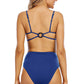 Crisscross High Waist Bikini Set