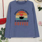 TODAY'S GOOD MOOD IS SPONSORED BY COFFEE Round Neck T-Shirt