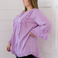 Davi & Dani Always Worthy Full Size Run Frill Trim Tunic