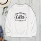 COFFEE Round Neck Dropped Shoulder Sweatshirt