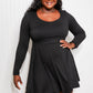 White Birch Missing Link Full Size Long Sleeve Dress