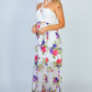 White Birch Flowers For Sale Full Size Floral Halter Dress