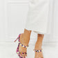 Cape Robbin Printed Studded Stiletto Heels in Pink