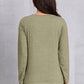 SUNSHINE COFFE Round Neck Long Sleeve T-Shirt