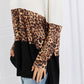 Culture Code Paws For Effect Leopard Color Block Top