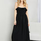 White Birch Full Size Spaghetti Strap Ruffled Maxi Dress