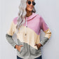 Colorblock Pocketed Hoodie