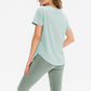 Curved Hem Athletic T-Shirt