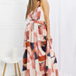 Sweet Generis Piecing It Together Full Size Printed Sleeveless Dress