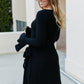Culture Code Round Neck Long Flounce Sleeve Dress