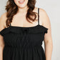 White Birch Full Size Spaghetti Strap Ruffled Maxi Dress
