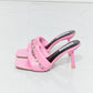 Cape Robbin Chain Detail Slide-On Heels in Pink