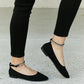 WILD DIVA Rhinestone Buckle Closure Flats