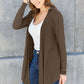 Basic Bae Full Size Open Front Long Sleeve Cardigan