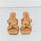 Cape Robbin Chunky Chain Detail Heels in Nude