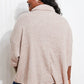 CY Fashion Leaves are Changing Full Size Cowl Neck Sweater
