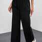 Tied Paperbag Wide Leg Pants
