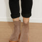 WeeBoo Strive For More Chunky Sole Sock Booties in Taupe