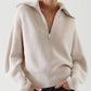 Turtleneck Zipper Sweater
