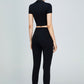 Short Sleeve Cropped Sports Top