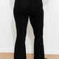 Zenana Let's Get Movin' Full Size Raw Hem Flared Yoga Pants