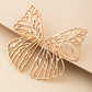 Zinc Alloy Butterfly-Shape Earrings