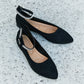 WILD DIVA Rhinestone Buckle Closure Flats