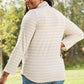 CY Fashion Since When Full SIze Striped Long Sleeve Turtleneck Top