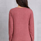 SUNSHINE COFFE Round Neck Long Sleeve T-Shirt