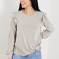 CY Fashion Addicted to You Ruffle Shoulder Top