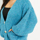 Davi & Dani Just a Fling Full Size Button Down Cardigan