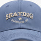 SKATING Letter Embroidery Baseball Cap