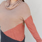 CY Fashion The More The Merrier Color Block Sweater Dress