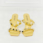 Cape Robbin Studded Stiletto Heels in Yellow