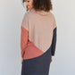 CY Fashion The More The Merrier Color Block Sweater Dress