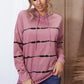 Tie Dye Striped Drop Shoulder Hoodie