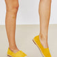 WeeBoo In Step Espadrille Slip-On Flats in Yellow