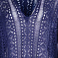 Cutout V-Neck Cover-Up with Tassel