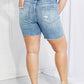 Vervet by Flying Monkey Full Size Distressed Denim Shorts