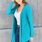 Basic Bae Full Size Open Front Long Sleeve Cardigan