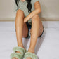 Cape Robbin Soft Steps Buckled Fuzzy Sandals
