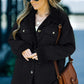 Corduroy Ribbed Fleece Lined Jacket