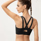 Comfortable Cutout Crisscross Sports Bra
