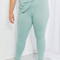 Zenana Self Love Full Size Brushed DTY Microfiber Lounge Set in Dusty Green