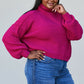 Zenana First Snow Ribbed Turtleneck Sweater