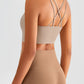 Chic Start Crisscross Back Sports Bra
