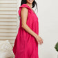 Cotton Bleu Pure Bliss Full Size Ruffle Sleeve Dress