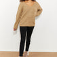 CY Fashion Just a Little Twist Full Size Open Back Sweater